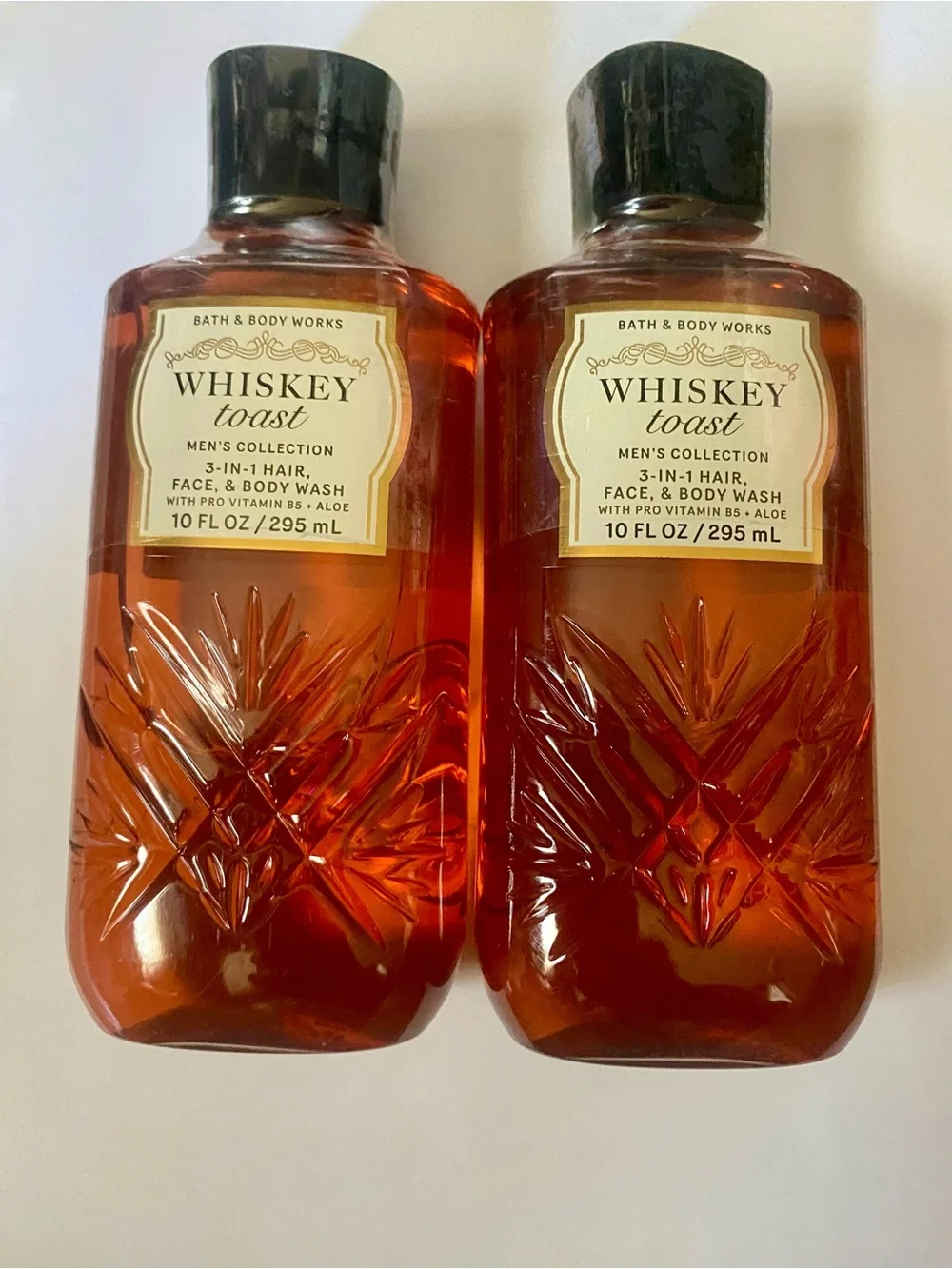 Bath & Body Works Whiskey Toast Men's 3-in-1 Hair Face & Body Wash - Amber Brown
